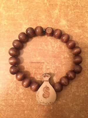 Holz Armband / Wood Bracelet | Money Zeichen/sign | Hip Hop Swag | Vintage