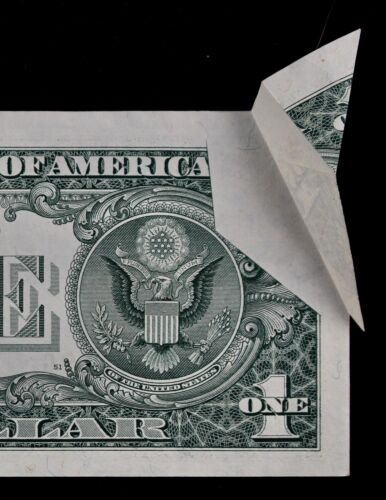 EXTERIOR MULTIPLE FOLD CUTTING ERROR $1 1993 FRN F38519469G High Grade - Picture 2 of 8