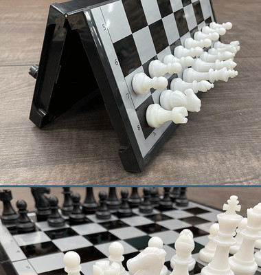 Magnetisches Schachspiel Reise Tragbar Klappbar Schach Familie Klassisch Brettspiel