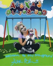 Alexa Bliss inscribed Funhouse metallic 8x10 - WWE photo signed auto autographed