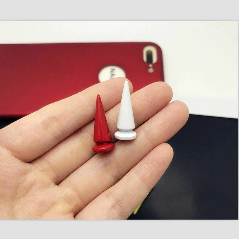 10 juegos de clavos de cono de bala coloridos 10*24 mm punk prendas remaches cuero Cra Foto 4 de 4