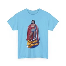 Wonder Woman T-Shirt - Lynda Carter - DC Comics - 1970s CBS TV Show - Amazons