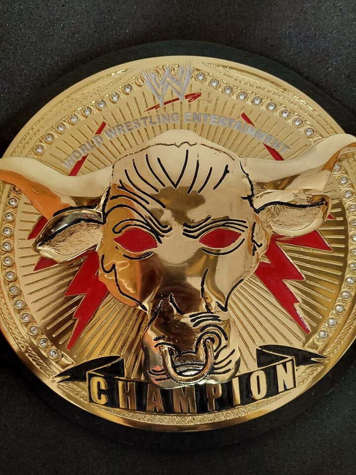 The Rock Brahma Bull Replica Championship zinc 4mm | eBay The Rock Brahma Bull Replica Championship zinc 4mm | eBay