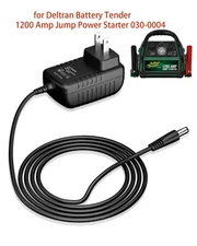 AC DC Adapter For Deltran Battery Tender 1200 Amp Jump Power Starter 030-0004
