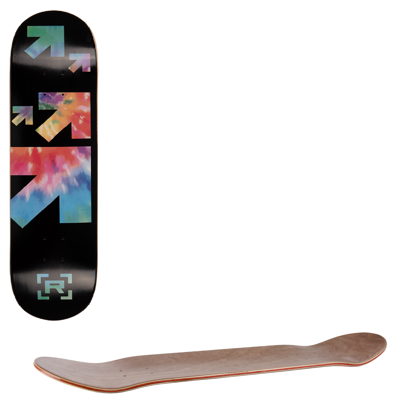 Rampage Tie Dye Skateboard Deck eBay