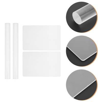 4 Pcs Crafting Ton Roller Acryl Sichern Brett Für Ton Ton Roller Werkzeug