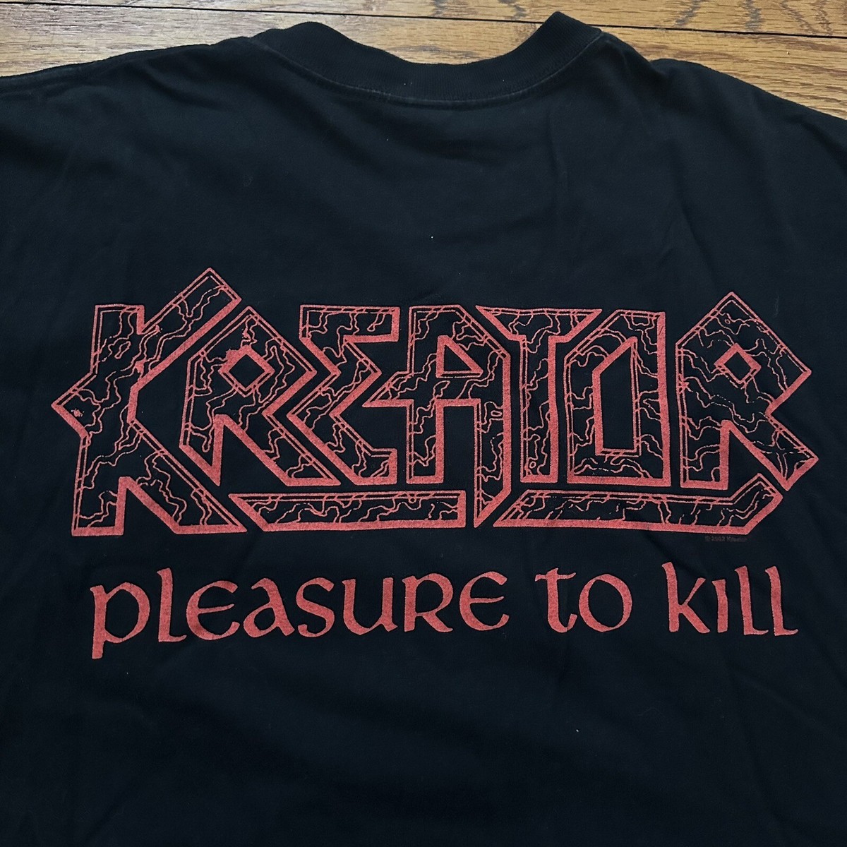 PIERROT セルロイド TOUR 97〜98 物販Tシャツ Mサイズ 激レア Vintage 2002 Kredator Pleasure to Kill Tour Tee T-Shirt XL Thrash