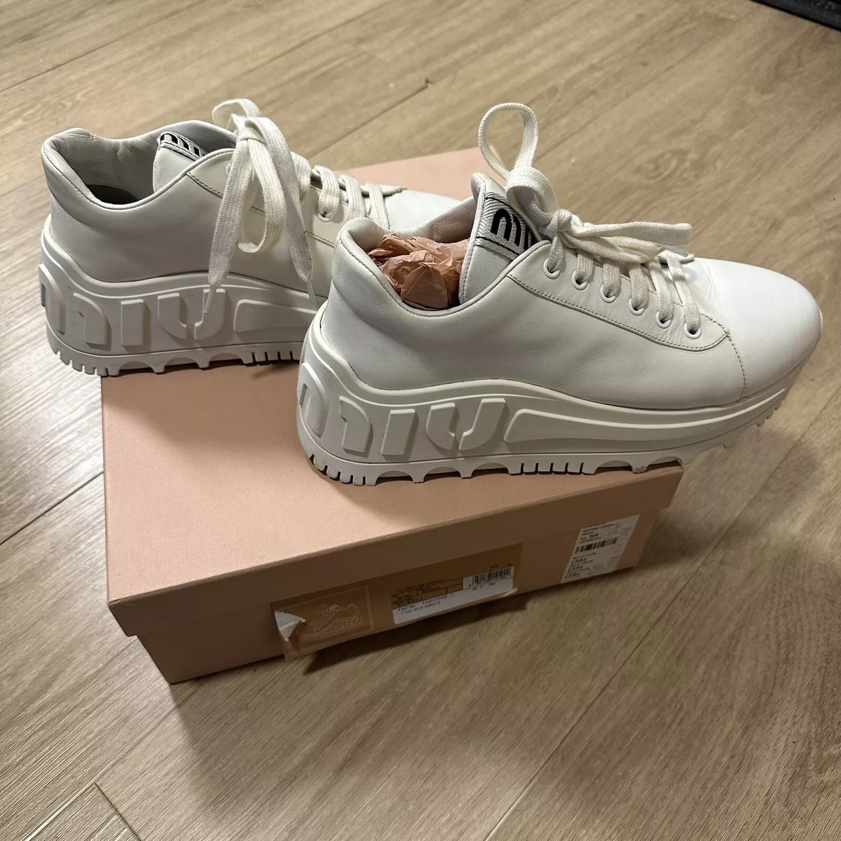 Miu miu cheap platform sneakers