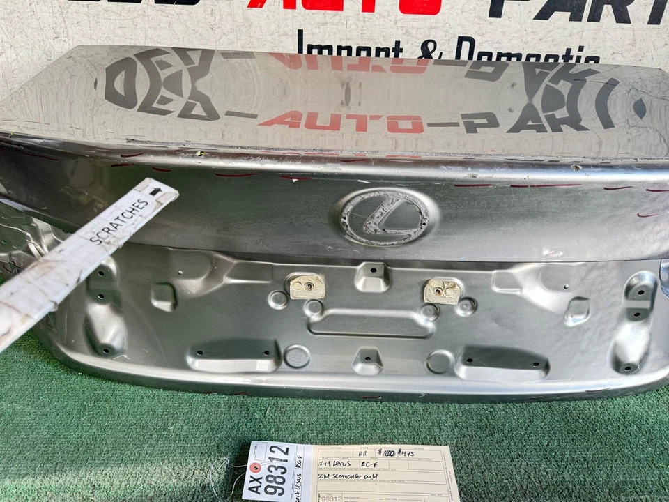 Lexus RC-F RC300 RC200 2015 2016 2017 2018 2020 PUERTA TRASERA MALETERO OEM AX98312 Foto 3 de 4