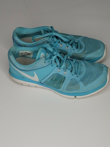 Nike Flex 2014 Damenschuhe Laufen Baby blau weiß Größe 7,5 38,5 644477-400 - Bild 3 von 8