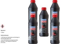 5x Liqui Moly Motorbike Fork Oil 5W lekki olej do widelca motocyklowego olej amortyzatora 1L