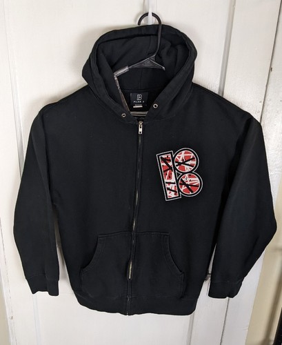 Vintage 90s PLAN B Skateboarding Zip Hoodie Grunge Men M USA Made Rock   Graphic
