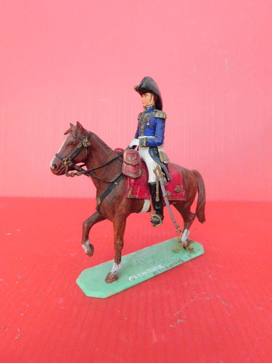 3 Sapeurs De La Garde Impériale – 1er Empire – Figurines Plastique Segom / Historex – 65mm – Années 1960-70 (Occasion)
