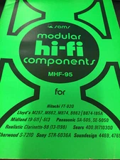 MHF-95 SAMS HI-FI MANUAL HITACHI LLOYD'S MIDLAND PANASONIC REALISTIC SEARS  NOS