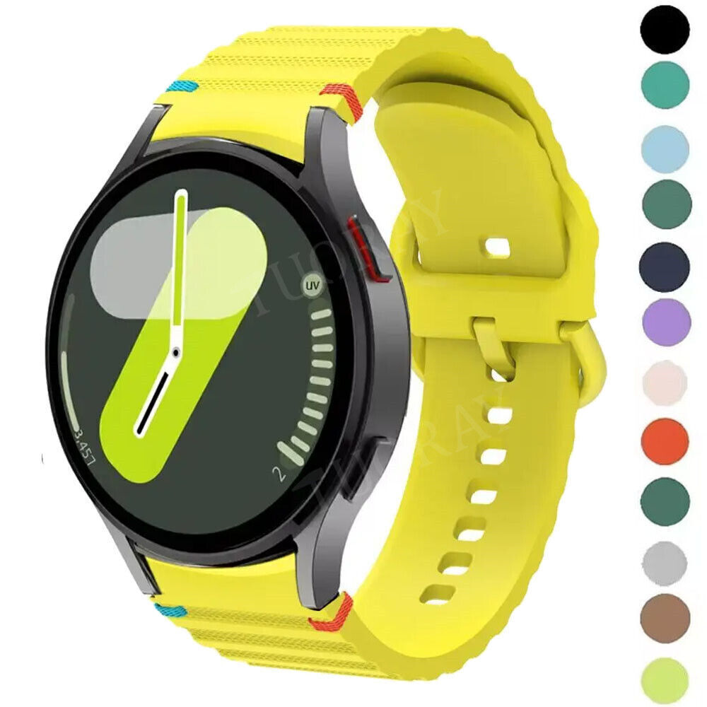 Sport Band For Samsung Galaxy Watch FE 7 6 5 Pro 4 40/44mm Silicone Wrist Strap