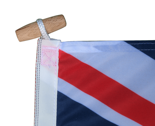 Turks and Caicos Flag 3'x2' (90cm x 60cm) With Rope and Toggle - Picture 2 of 6