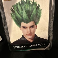 New Spirit of Halloween green spiked wig adult size Parties