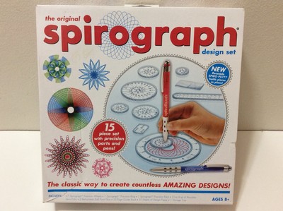 The Original Spirograph Design Set Hasbro 15-Piece Set Ages 8 & Up New | eBay