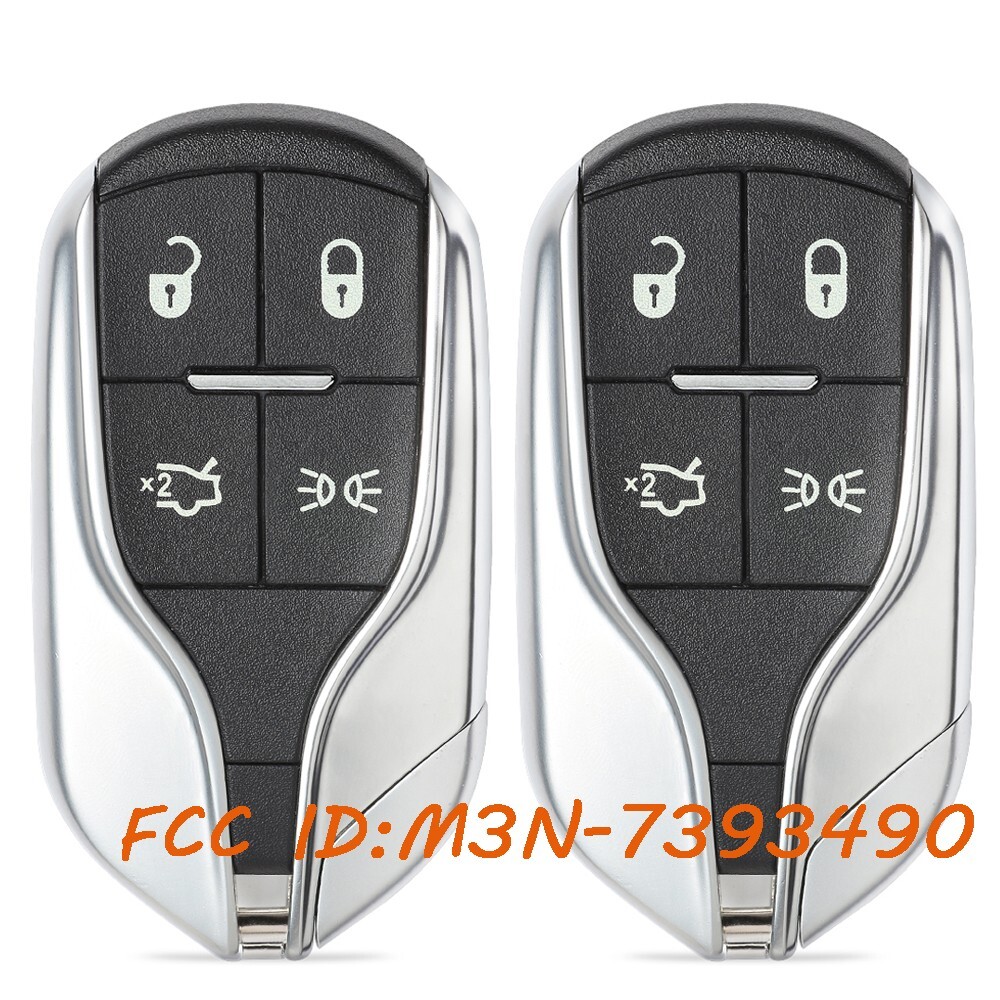 Maserati Ghibli Quattroporte 2014-2016 Remote Key Fob 2 M3N-7393490