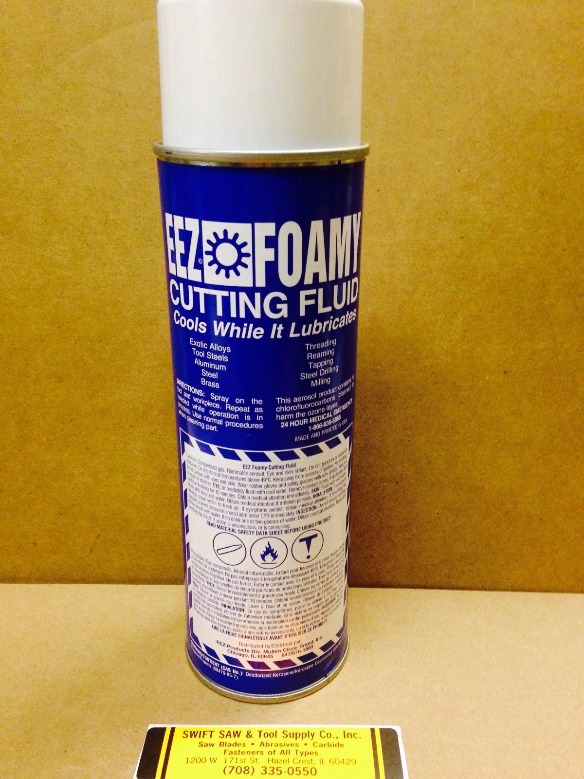 17oz EEZ FOAMY AEROSOL CUTTING OIL FLUID SPRAY COMPOUND COOLANT ALL