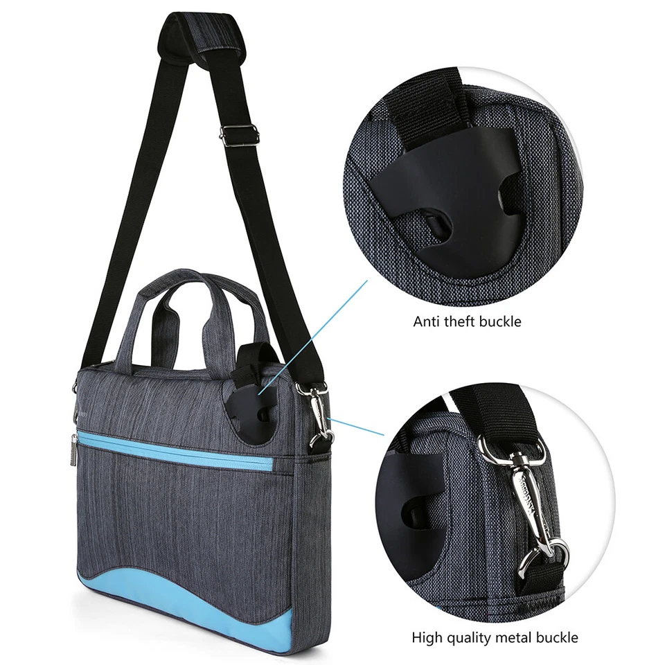 Nylon Laptop Carry Case Travel Crossbody Bag For 15" Dell Inspiron 15 / Latitude - Image 2 of 4