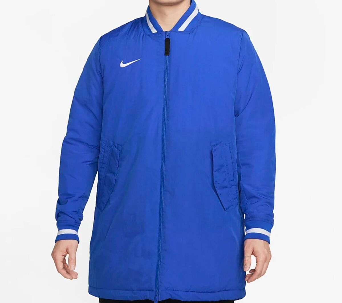 Nike Men's Dugout Full Zip Jacket Team Royal Blue White Nike Men's Dugout Full Zip Jacket Team Royal Blue White