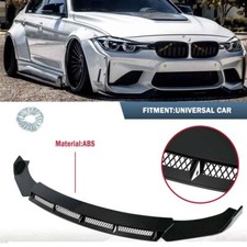 For Bmw 750li 228i 328xi Front Bumper Lip Spoiler Splitter Body Kit Glossy Black