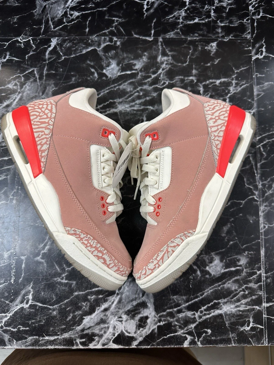 used Jordan 3 Rust Pink 12(men) 13.5(women) Jordan 3 Retro Sail Rust Pink W for sale | eBay main image 3
