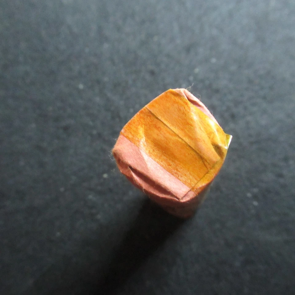 RARO ROLLO DE CENTAVO CABEZA INDIA ANTIGUO VINTAGE (50) LOTE CINTA DE SELLADO ES AMARILLENTA R-1 Foto 4 de 4