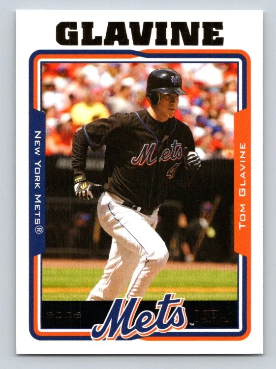 Tom Glavine trading card
