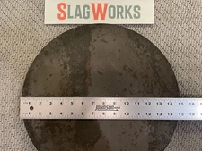 15 inch disc 1/8 inch thick steel plate 1/8”x15” disc A36 Hot Roll Flat