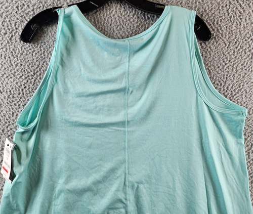 ID Ideology Plus Size Solid Essentials Tank Top Women's 1X Ocean Sight Pullover - Picture 13 of 13