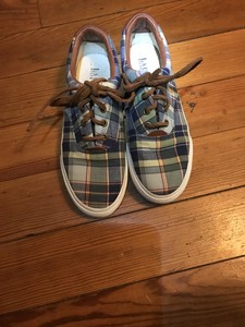 LAUREN RALPH LAUREN MULTI-COLOR PLAID VEETA CASUAL SNEAKERS SHOES SZ 7B | eBay