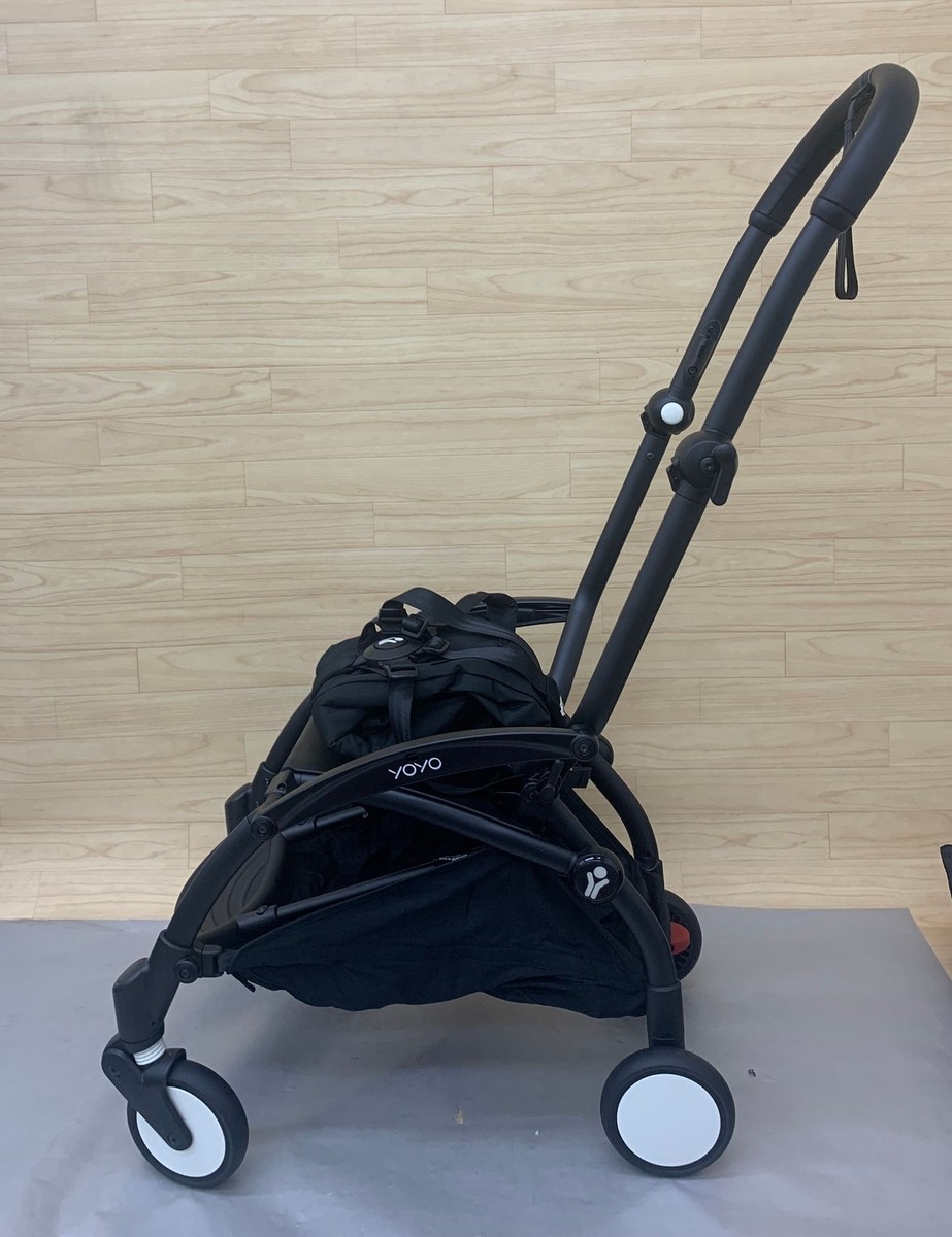 Babyzen YOYO2 6+ Black Stroller Frame w/Harness Backrest