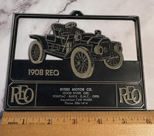 Byers Motor Co. Calendar Topper - 1908 Reo - Pontiac-buick-gmc-opel - Hood River