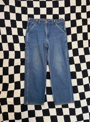 vintage carhartt blue denim logger jeans B06DNM 1999 size 34