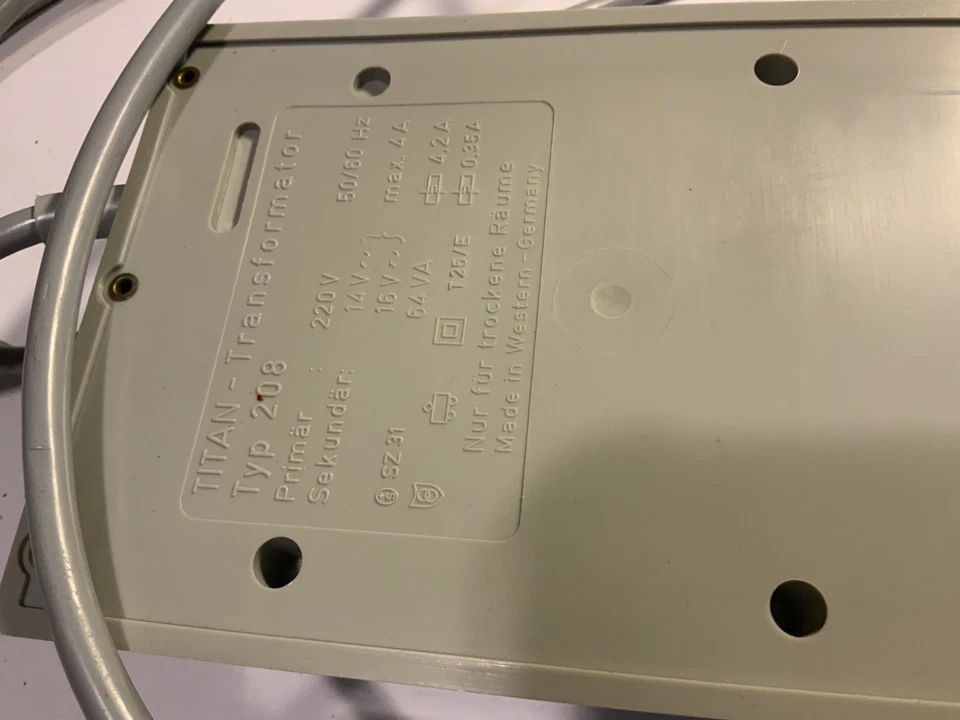 Titan Transformator Typ 208 - Bild 3 von 3