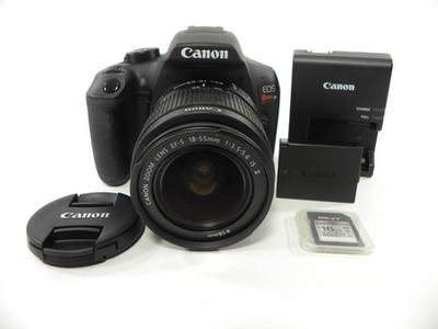 Canon EOS Rebel T6 18.0mp Digital SLR w/EF-S 18-55 Shutter Ct. 501