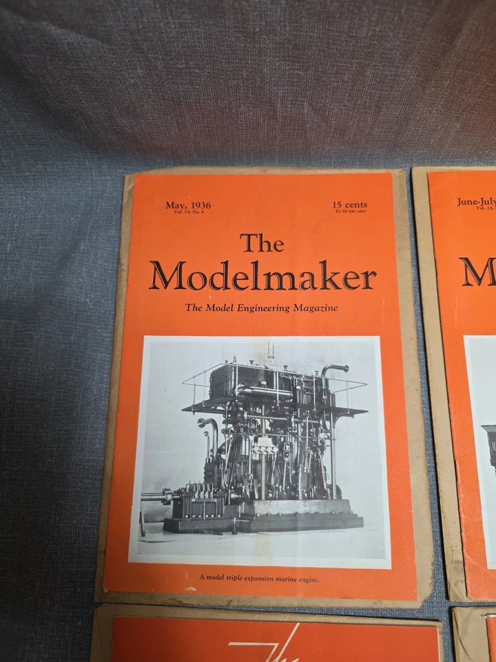The Modelmaker Model Engineer Magazine 1936-1949s 11 Issues - Image 2 of 4
