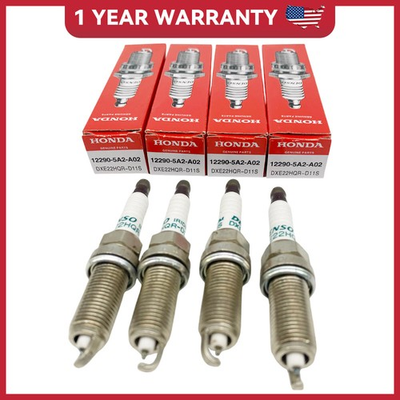 #ad #ad 4 Genuine OEM NEW 12290 5A2 A02 Honda Spark Plugs US $61.48