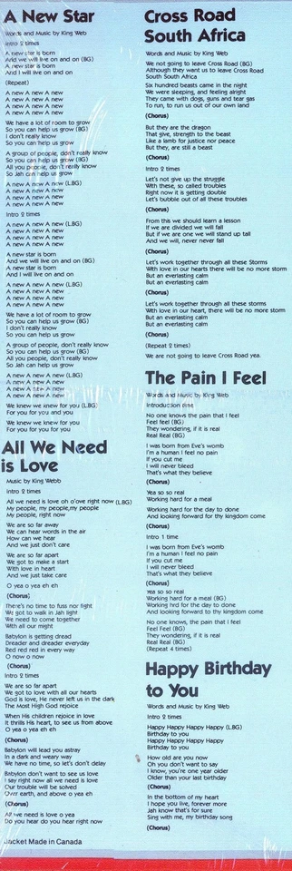 King Web & The Revelation - A New Star (LP, Album) (Mint (M)) - Image 4 of 4