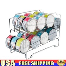 Pet Food Can Dispenser Holds 24 Cans Stackable Collapsible Easy Dispensing New