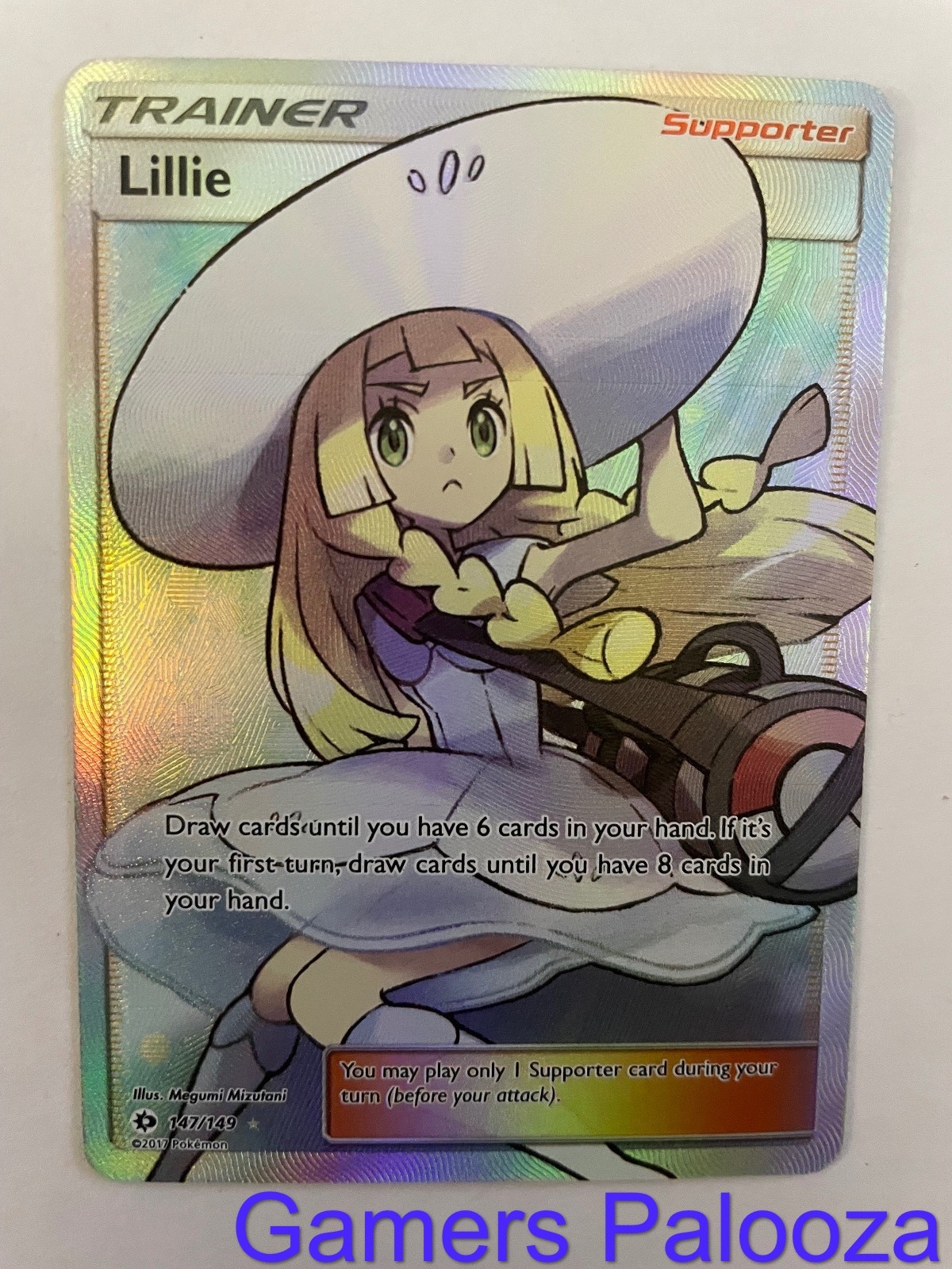 Lillie (Full Art) 147/149 Holo Ultra Rare SM Base Set Pokemon Near Mint