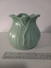 Vintage Red Wing Pottery Vase Blue Tulip Bulb #894 Minor Chip Repair C. 1939