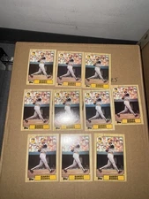 Barry Bonds Card Lot (10)/1987 Topps ROOKIE #320