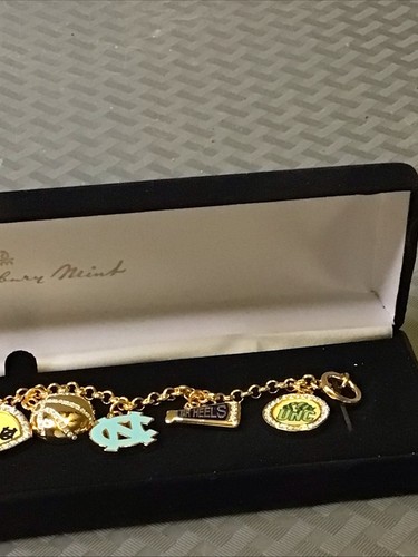 UNC TAR HEELS BASKETBALL CHARM BRACELET, BRAND NEW IN BOX WITH COA, 2006 - Picture 4 of 10