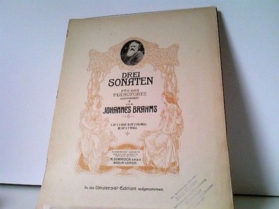 Drei Sonaten für das Pianoforte komponiert von Johannes Brams - 3. Klaviersonate