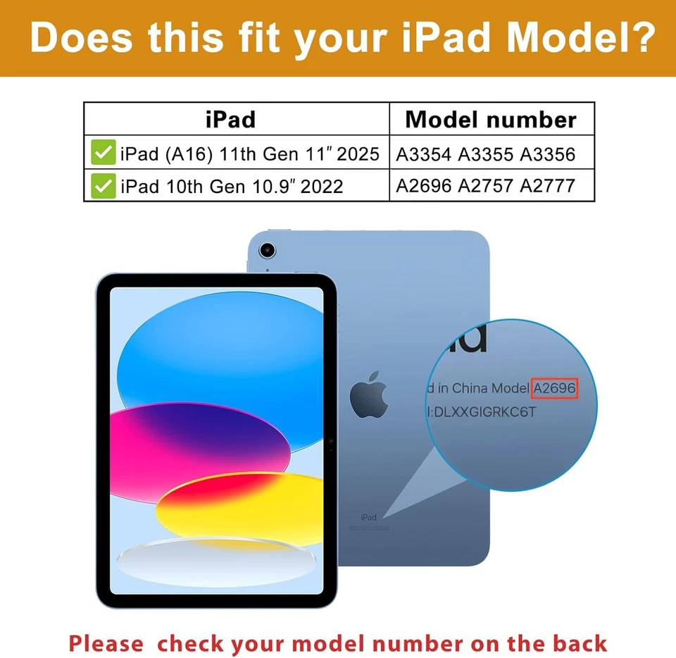 ProCase Kids Case for iPad 11th/10th Generation 11/10.9 2025/2022, Pink  - Image 2 of 4