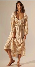 ANTHROPOLOGIE EMBROIDERED SWEETHEART MAXI DRESS XL 1X Peasant Cotttagecore