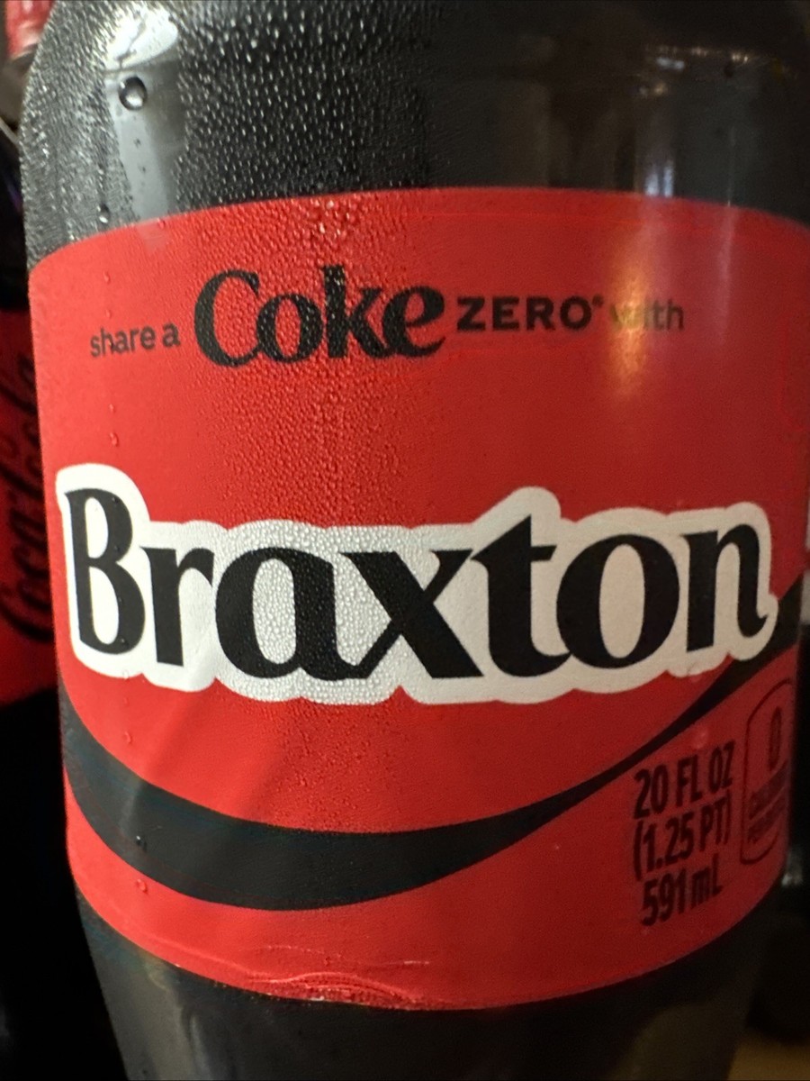Share a Coke with Braxton 2025 Personalized Gift Coca~Cola Bottle
